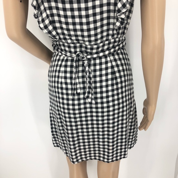 Gingham Dress Lost and Wander Black & White Gingham Dress Small - Picture 10 of 12